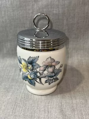 Vintage Royal Worcester Egg Coddler Woodland Floral England • $41.02