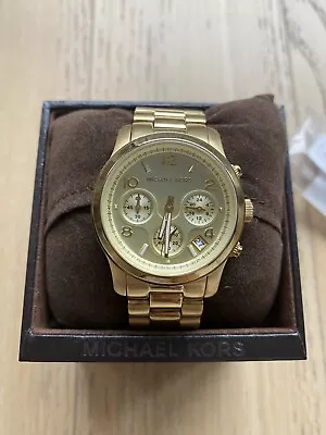 Michael Kors Woman’s MK5055 Runway Gold-toned Watch • $144.93