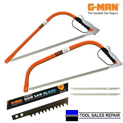£14.99 • Buy G-Man Bow Saw, Knuckle Guard, Made In Sweden, Wood Tree Bowsaw, Spare Blades