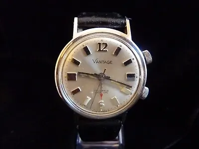 RARE J.P PINGOUIN VANTAGE ALARM WATCH  ALL STAINLESS STEEL HIGH COLLECTIBLE 60's • $850