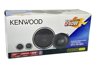 New Kenwood KFC-P510PS 5.25  2-Way Component Car Stereo Speakers & Tweeters • $110.99