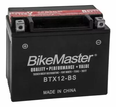 $51.56 • Buy BikeMaster Maintenance Free Battery BTX12-BS #781350