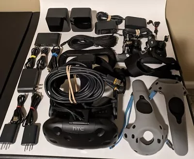 HTC Vive VR Headset Complete Set Full Kit System Virtual Reality - Free Ship! • $399.99