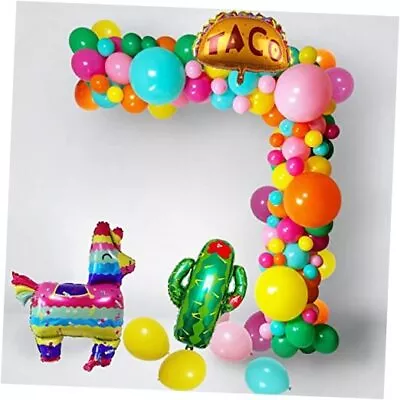 Fiesta Party Balloons Garland Decorations Cinco De Mayo Decorations 128 PCS  • $23.62