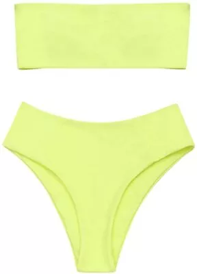 ZAFUL Women's Strapless Solid Color 2 Pieces Bathing Suit Swimsuit • $57.07