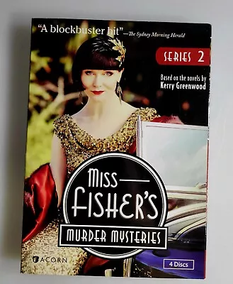 Miss Fisher's Murder Mysteries: Series 2 (DVD 2013) 4 Disc Set • $9.99