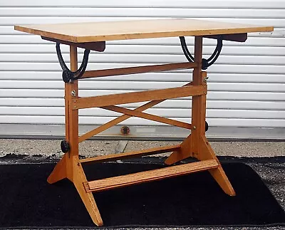 1960's SAXON Catalog DRAFTING TABLE  42  X 31   Super Clean COMPLETE Ex+ • $289