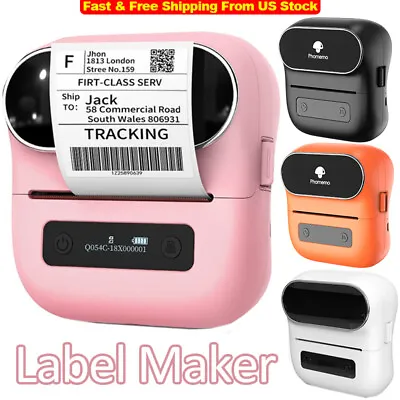 Phomemo M220 Label Maker Barcode Label Printer Portable Sticker Maker Machine • $64.99