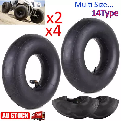 2/4X Inner Tube For Lawn Mower Tractor Cart ATV Tire Bent / Schrader Valve Tyre • $20.19