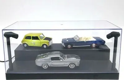 LED Lighted Acrylic 1:43 And 1:24 Scale Model Display Case With Removable Riser  • $24.88