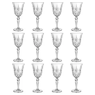 12x RCR Crystal 270ml Melodia Red Wine Glasses Party Cocktail Drinking Glass Set • £35