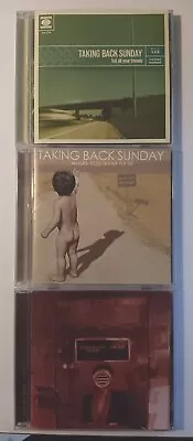 Taking Back Sunday 3 CD Lot: Tell All Your Friends Where You Want To Be Louder • $12.49