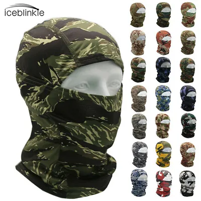 Tactical Fishing Balaclava Face Mask Scarf Shield Neck Gaiter Bandana Headwear • $9.39