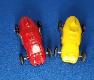 50's Tin Mar Racecars Indy Vintage Car Toy Racing Early Grand Prix Metal Playset • $35