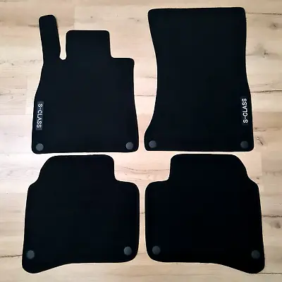 Car Floor Mats Velour For Mercedes S Class W222 2013 2020 Carpet Waterproof New • $48.92