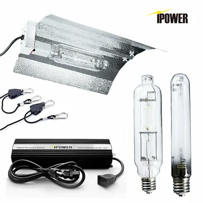 IPower HPS MH Digital Dimmable Grow Light System Kits Wing Reflector Set • $132.99