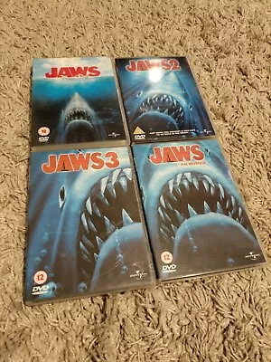 £14.95 • Buy JAWS QUADRILOGY 1-4 DVD PART 1 2 3 4 COMPLETE MOVIE COLLECTION UK Release R2