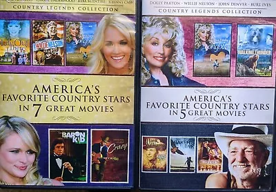 Country Stars In 11 Movies On 4 Dvd 's • $4.75