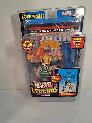 Marvel Legends Apocalypse Series Iron Fist Action Figure & Comic NIB • $30