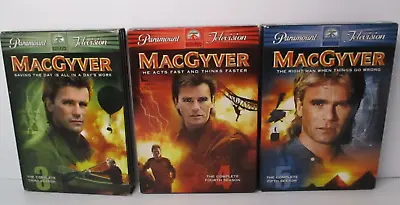 MacGyver Series DVD Lot Season 3 4 & 5 (1987-90) Richard Dean Anderson • $15.99