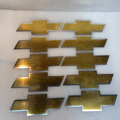 $92.12 • Buy Vintage Chevrolet Bowtie Metal Grille Emblems Lot Of Ten