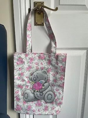 Me To You Pink Tatty Teddy White Floral  Tote Bag - W28.5 X H37 Cm . NWOT. • £9.99