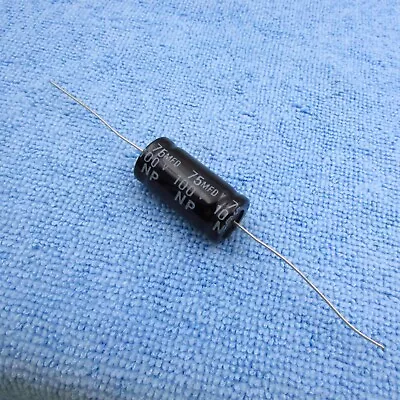 Qty 1  75uF 100V Axial Film Speaker Crossover Subwoofer Non Polarized Capacitor • $6.95