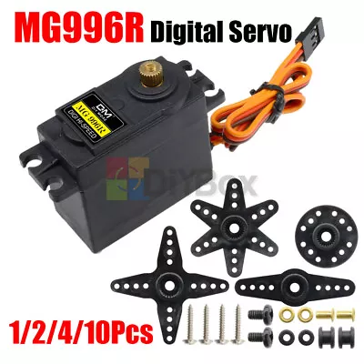 1-10Pcs MG996R Metal Gear Torque Digital Servo 15KG For RC Helicopter Car Robot • $5.11