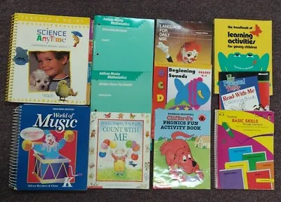 Homeschool  Kindergarten Teacher Student 11 Books Math Language Science Music • $32.25