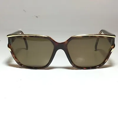 Ted Lapidus Paris Vintage TL201 4031 Oversized Tortoise/Gold Frame Sunglasses • $74.95