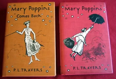 Mary Poppins And Mary Poppins Comes Back HB Books By P.L. Travers • $5