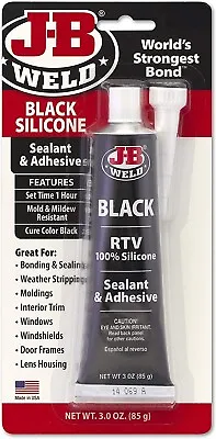 $16.86 • Buy JB Weld Ultimate Black Silicone Gasket Maker And Sealant 85gr J-B 32329 Auto