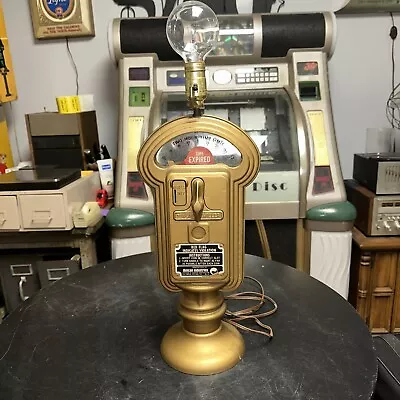 Vintage Authentic DUNCAN MILLER 5 Cents Parking Meter Converted To A Lamp Works • $149.99