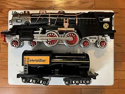 + MTH Standard Gauge Tinplate Caterpillar 400e Steam Locomotive Traditional *H • $2000