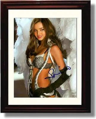 8x10 Framed Miranda Kerr Autograph Promo Print - Runway Model • $49.99