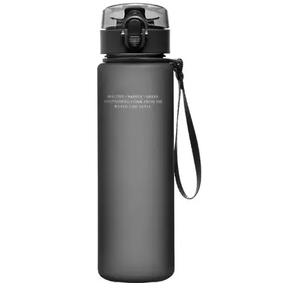 Water Bottle Leakproof Sports Bottle 560ml BPA-Free With Handle Gym Travel Run • £7.99