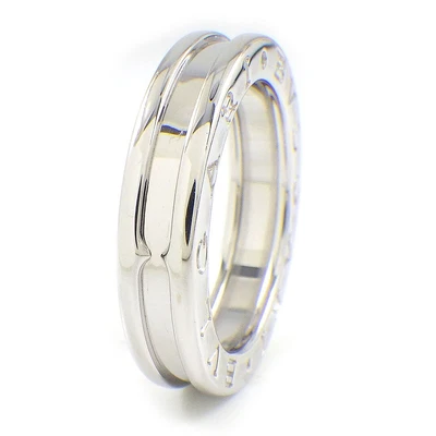 BVLGARI Ring B-zero1 One Band Logo 750(18K) White Gold #51 US5.5 • £380.74