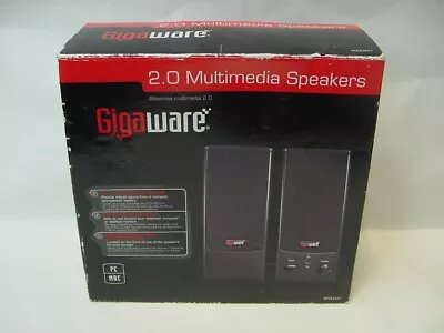 Gigaware 2.0 Multimedia Computer Speakers Pc Or Mac • $22.22