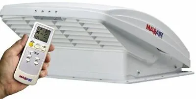 MaxxAir MaxxFan 10-Speed Deluxe Vent Fan W/ Remote - White For 14 X14  RV Roof • $487.70