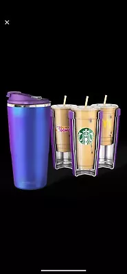 Frost Buddy To-Go Buddy Cup Universal Insulator W Lid  Up To 32oz Nebula • $32.99