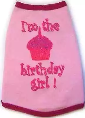 Birthday Girl Dog Shirt In Pink • $14.99