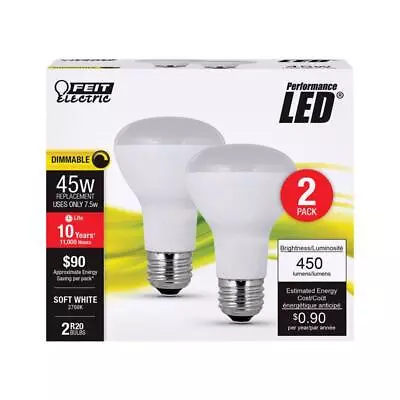Feit Electric Acre Performance R20 E26 (Medium) LED Bulb Soft White 45 Watt Equi • $11.99