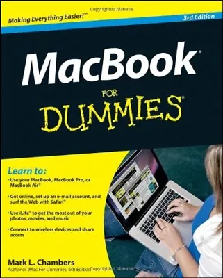 MACBOOK FOR DUMMIES By Mark L. Chambers **Mint Condition** • $17.95