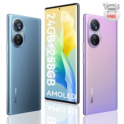 Blackview A200 Pro Mobile Phone 24+256GB 6.67  5050mAh Android 13 Smartphone • $449.99