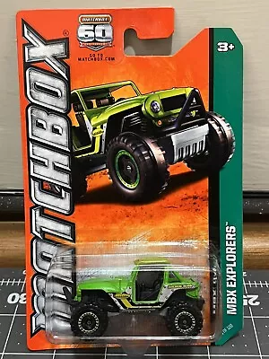 MATCHBOX 60 Th Anniversary 2013 MBX EXPLORERS MBX 4X4 #56/120 New On Card B165 • $4.99