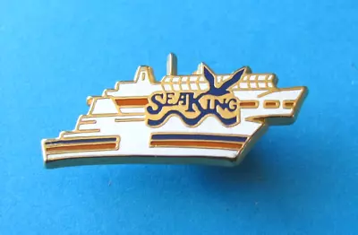 Vintage SEA KING  Ocean Liner / Ferry Pin Badge Enamel. Ferries.  VGC. • £4.25