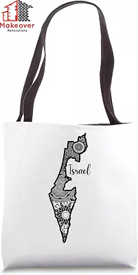 Israel Country Mandala Map Tote Bag • $27.99