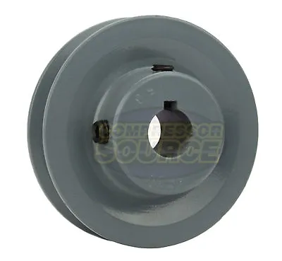 $19.95 • Buy Cast Iron 3   Single Groove V Style Section A Belt 4L For 5/8   Shaft Pulley