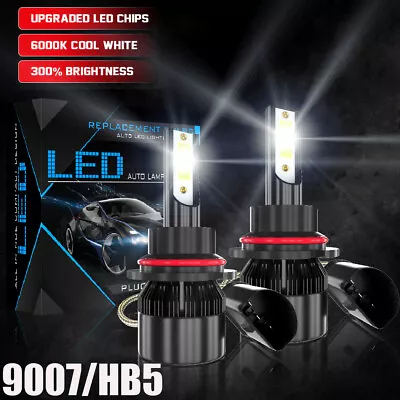 HB5 9007 LED Headlights 3300000LM LED Light Bulbs Kit High Low Beam Super Bright • $16.88