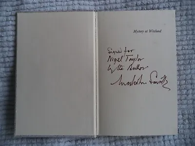 Signed Copy: Mystery At Witchend Malcolm Saville First Revised Edin 1969 • £25